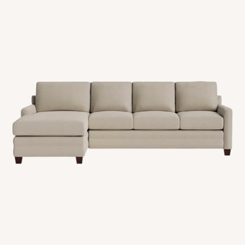 Used Bassett Natural Fabric Sleeper Sofa for sale on AptDeco