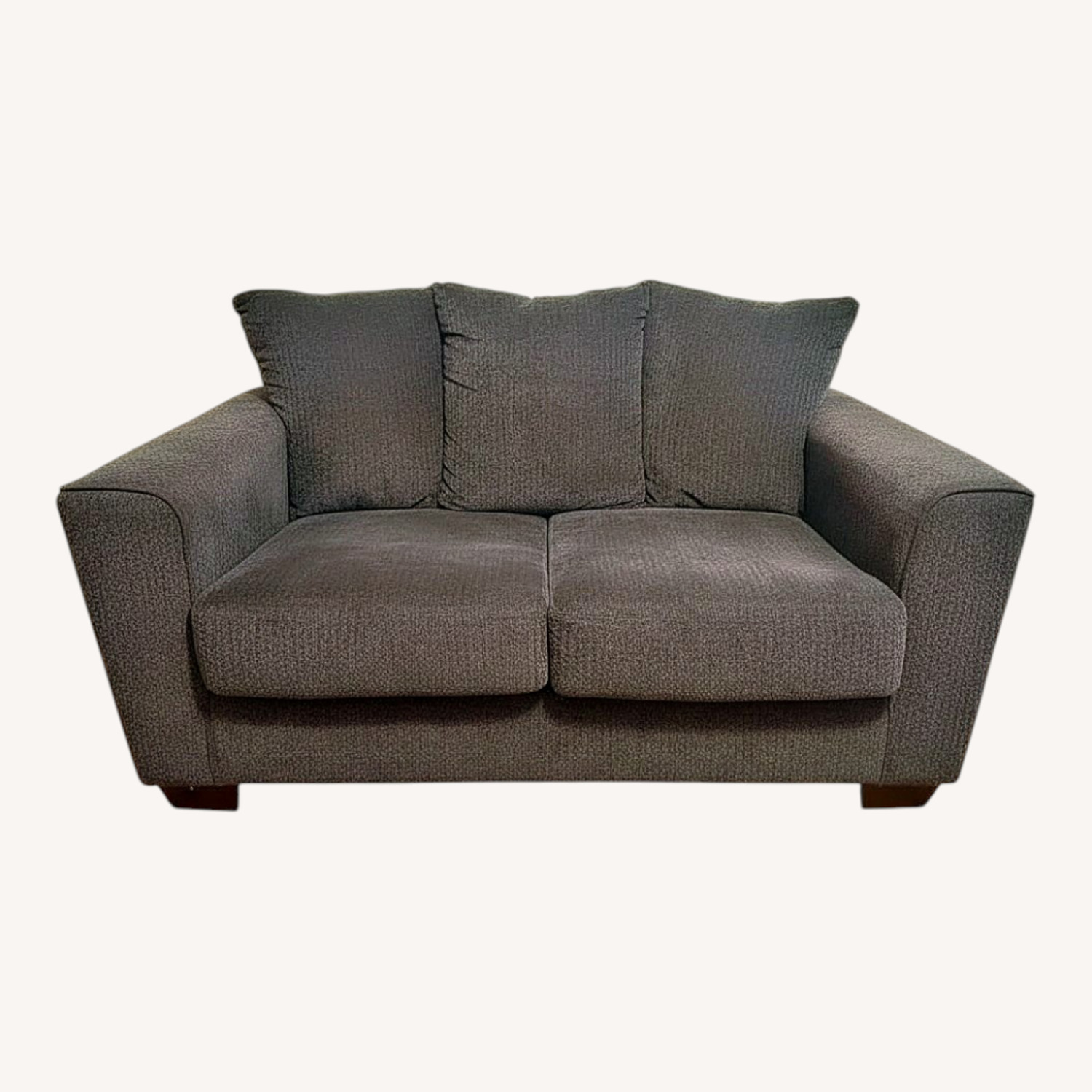 Ashley Furniture Blue Fabric 2 Seater Sofa - image-0