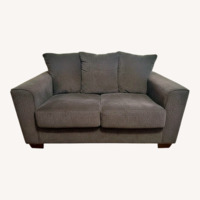Ashley Furniture Blue Fabric 2 Seater Sofa