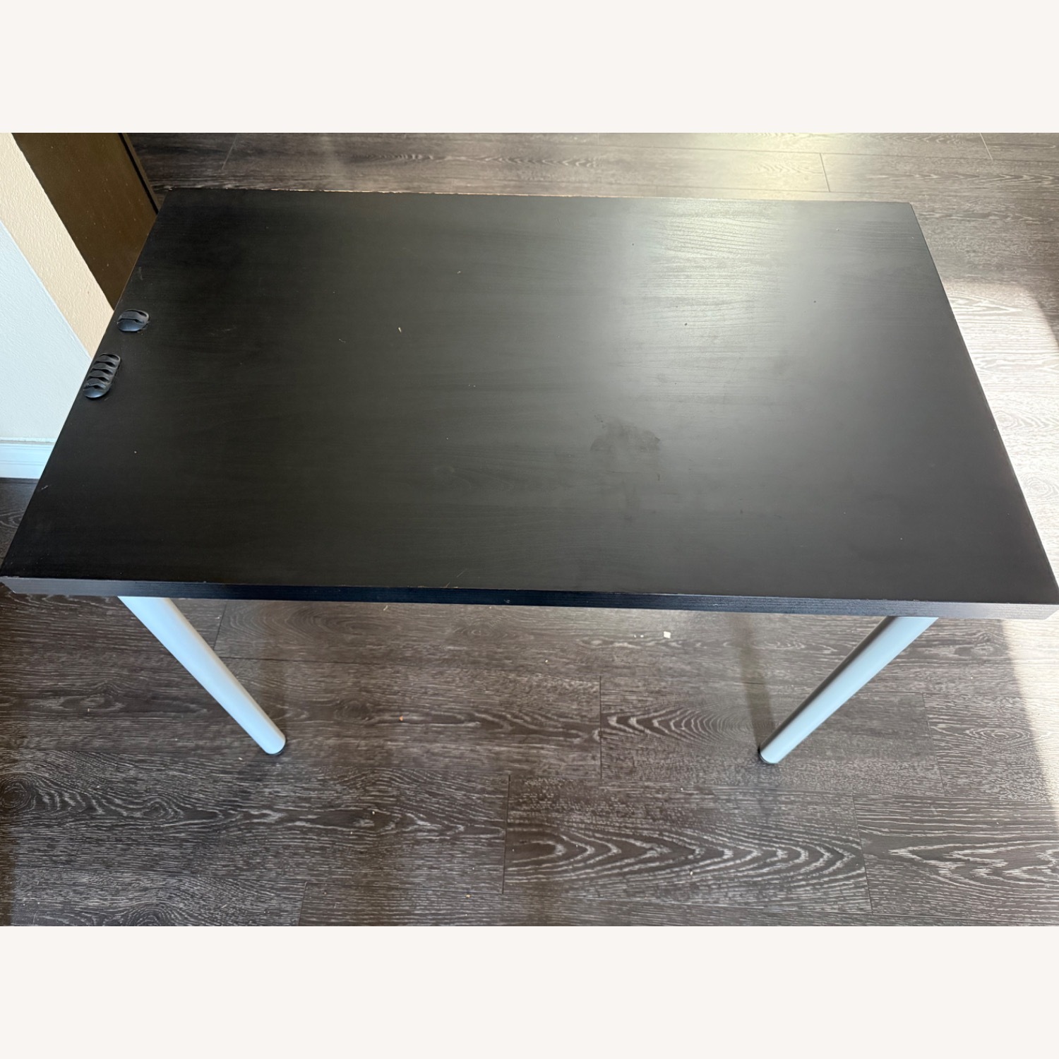 IKEA Black and White Wood Desk - image-3