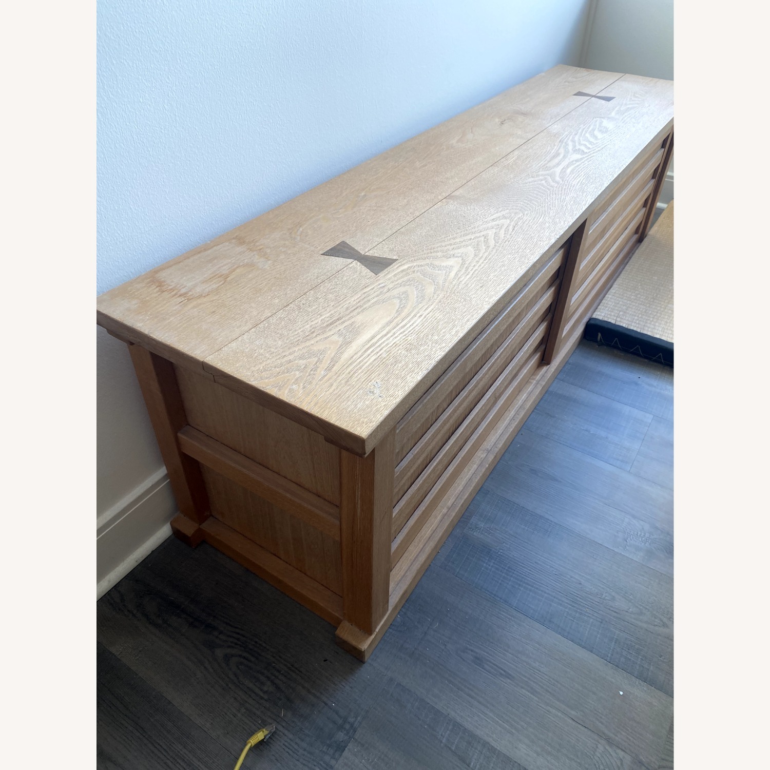 Japanese Tansu Style Shoe Bench - image-1