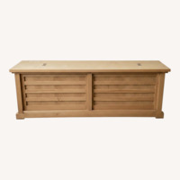 Japanese Tansu Style Shoe Bench