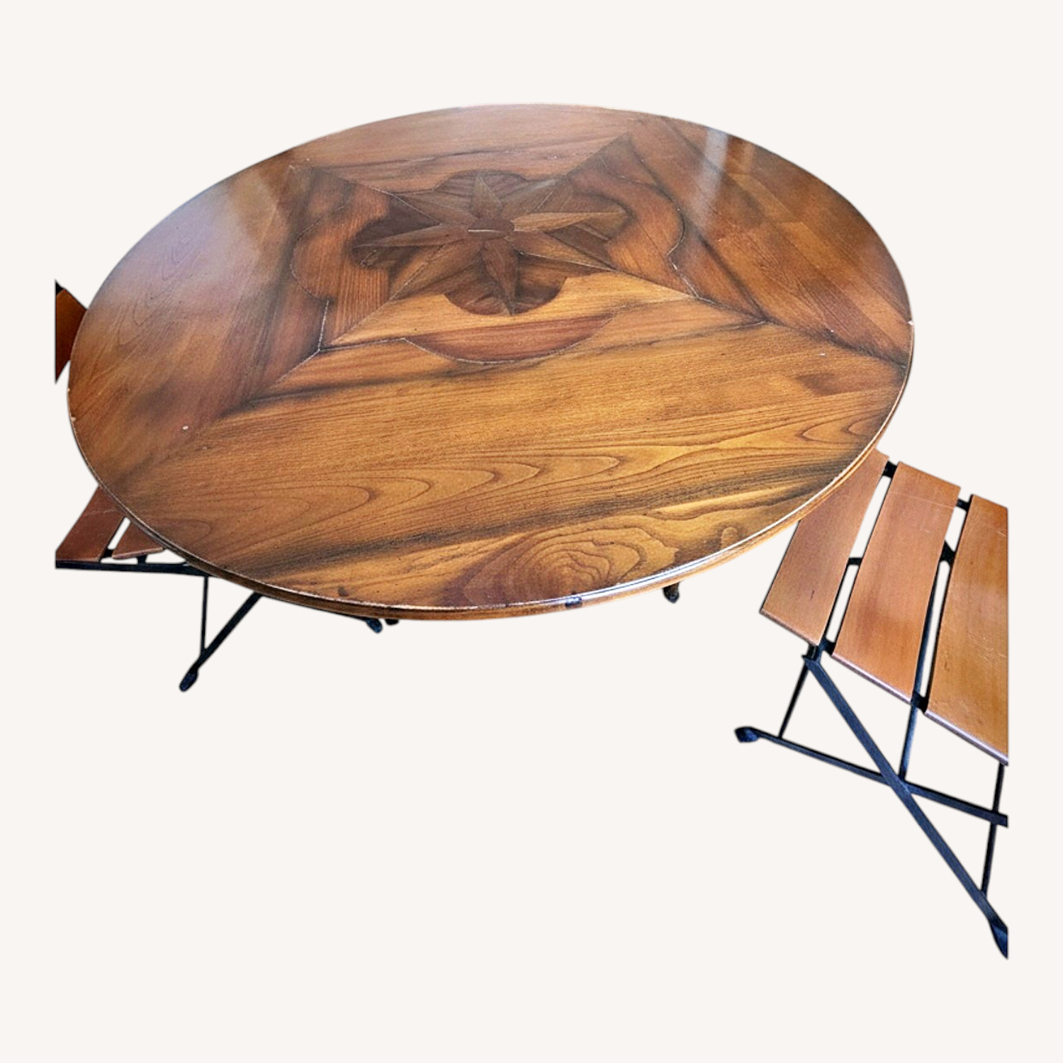 Roche Bobois Venitian Dark Brown Wood Dining Table - image-5
