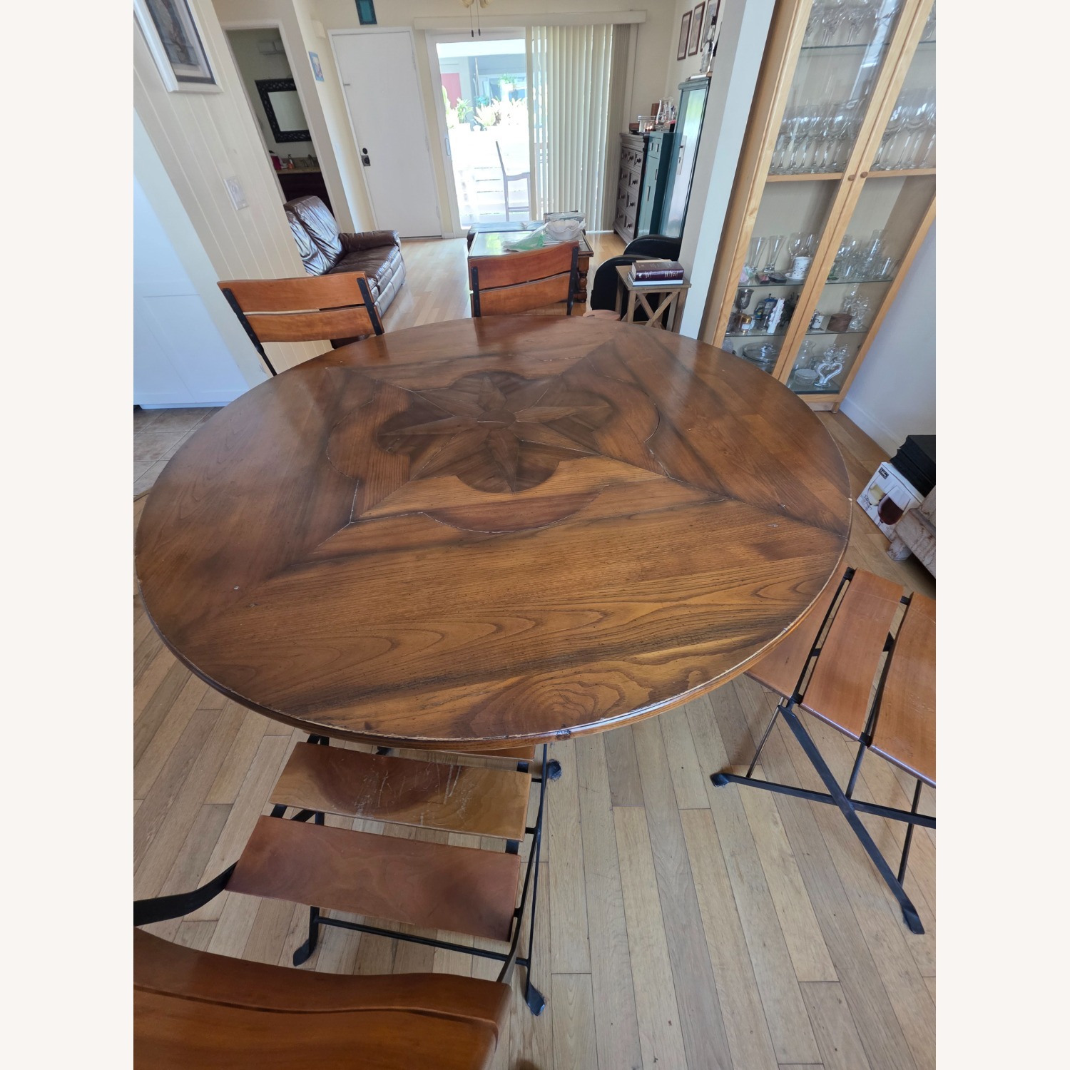 Roche Bobois Venitian Dark Brown Wood Dining Table - image-3