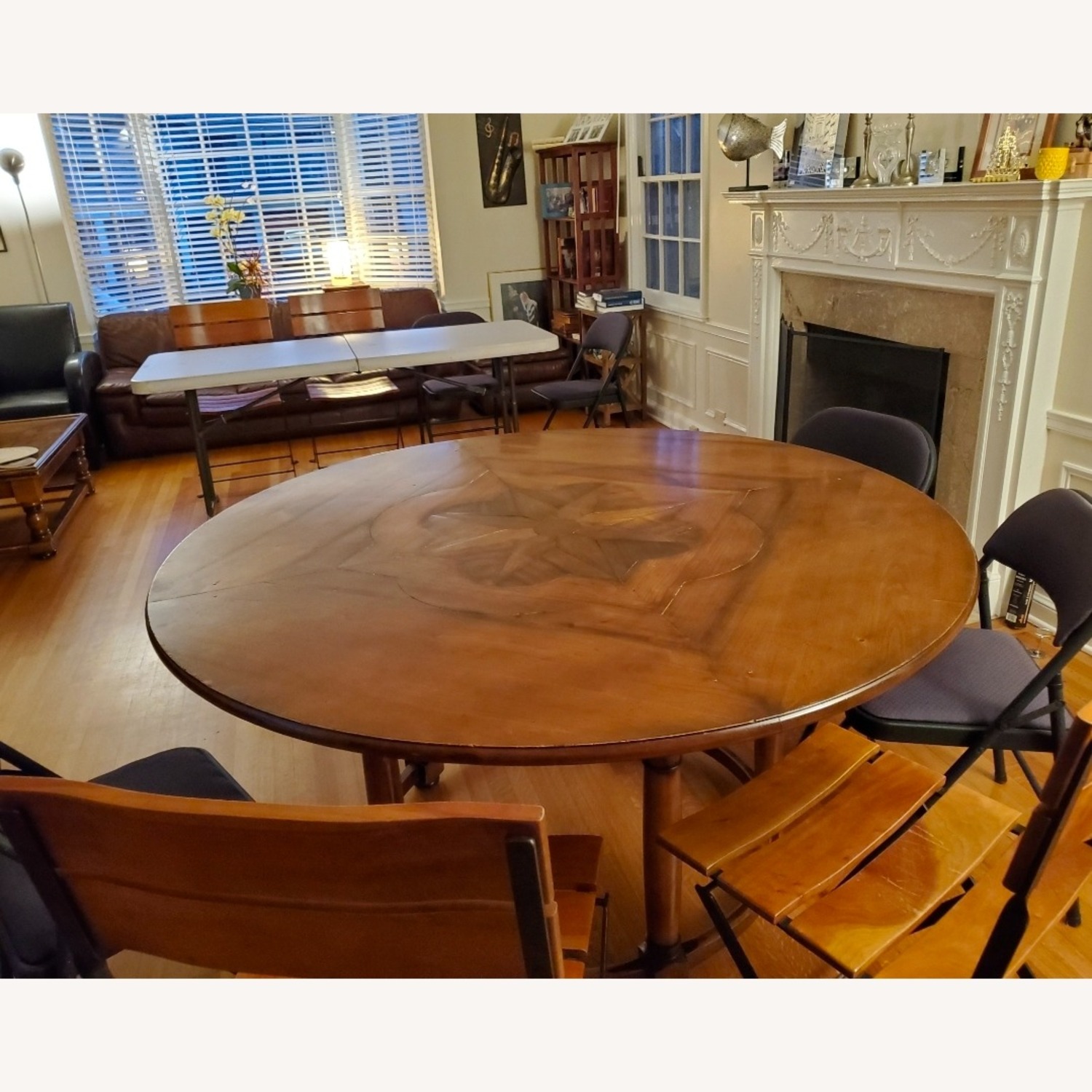 Roche Bobois Venitian Dark Brown Wood Dining Table - image-2
