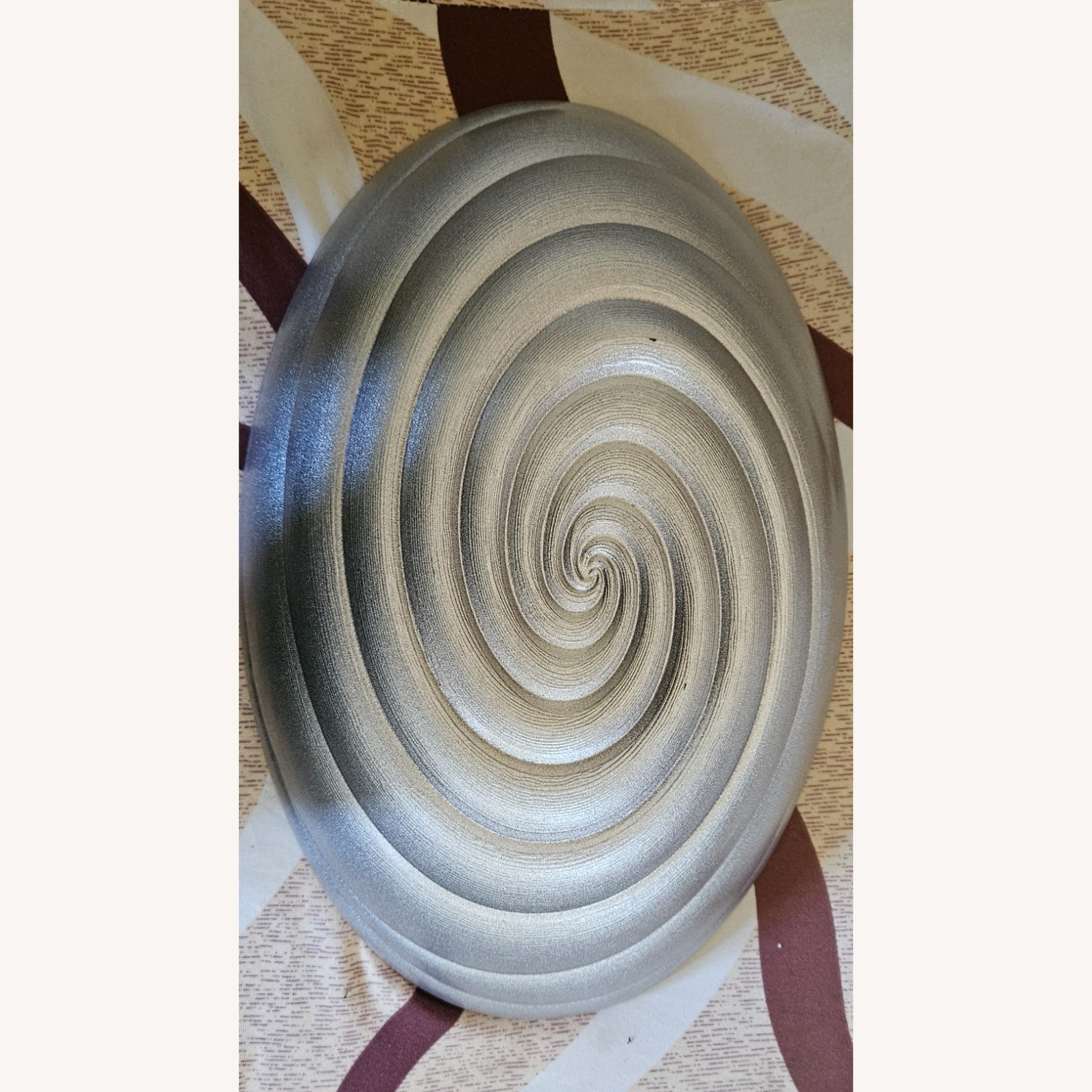Artisan Hand-Blown Silver Glass Décor - image-3