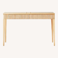 CB2 Adam Rogers Cape Wood Desk Wood Desk