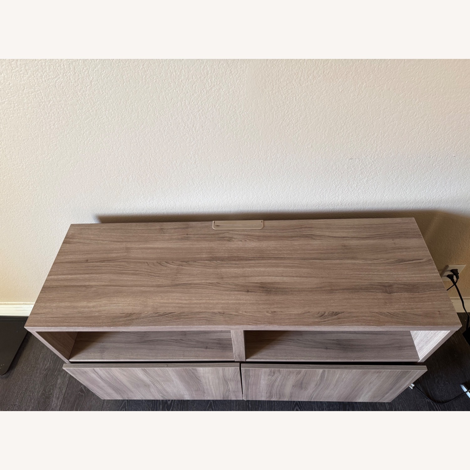 Light Brown Media Storage/TV Stand - image-2