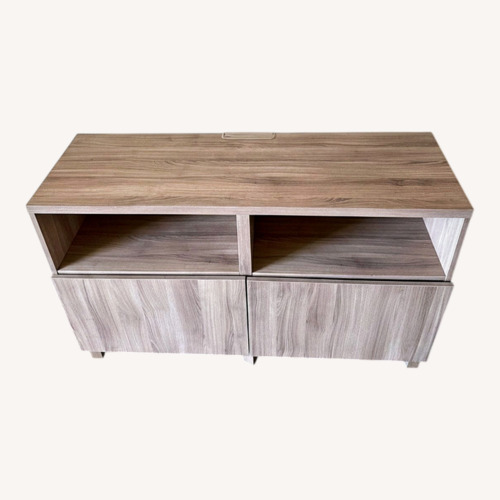 Used Light Brown Media Storage/TV Stand for sale on AptDeco