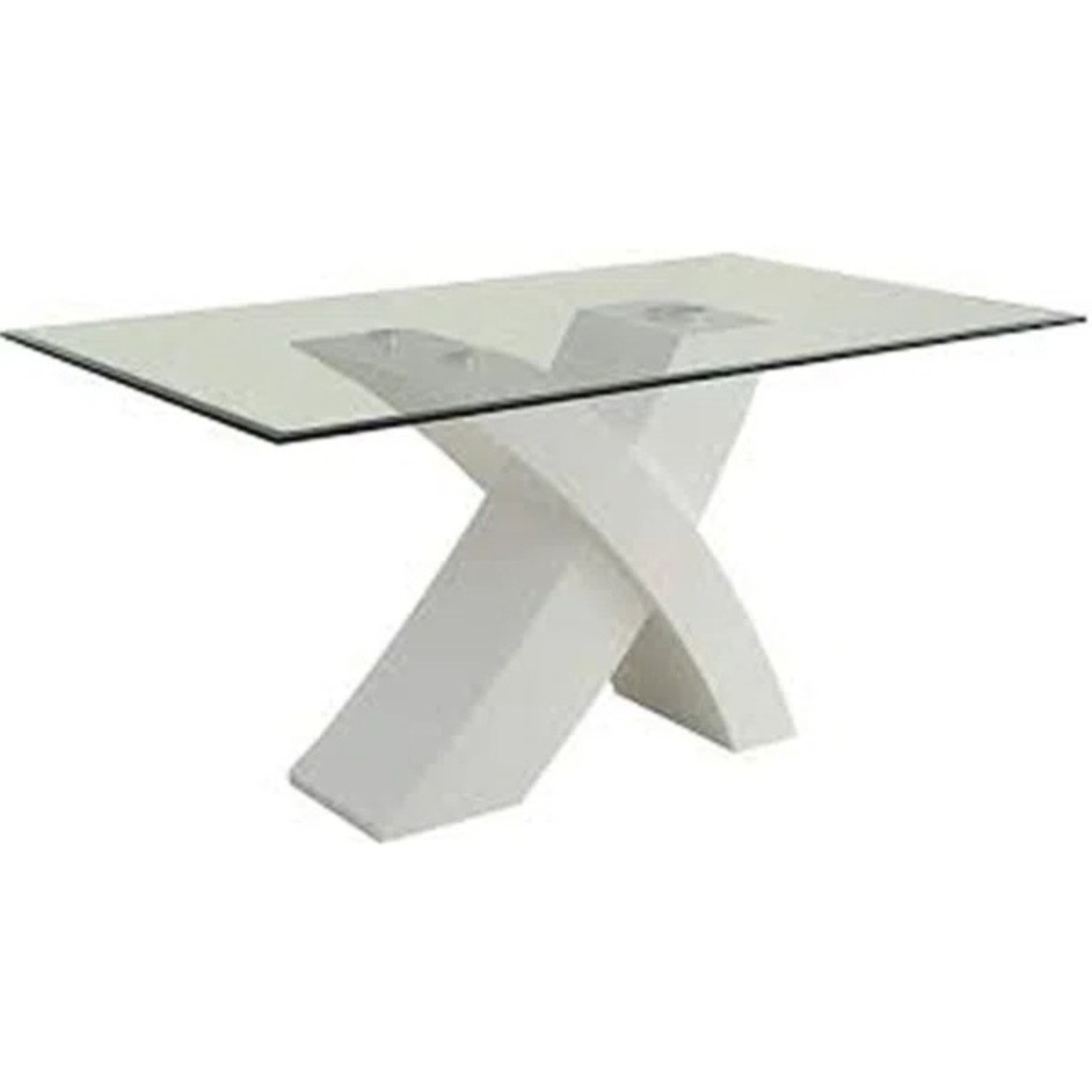 Wayfair White Glass Dining Table + 6 White Chairs - image-5