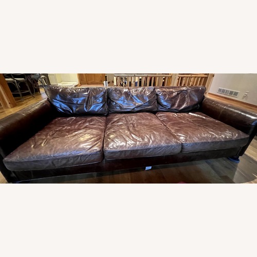 Used Restoration Hardware Original Lancaster Leather Sofa for sale on AptDeco