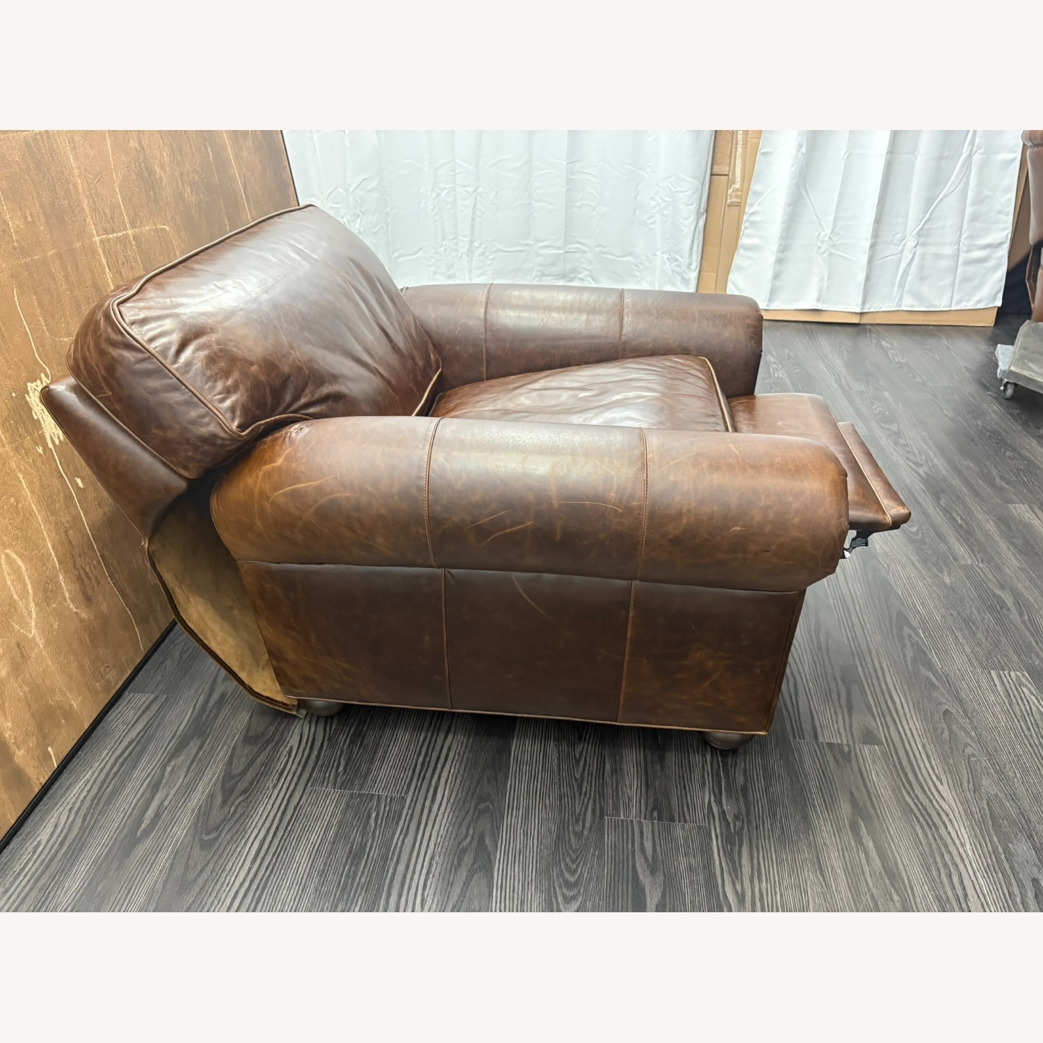 Restoration Hardware Original Lancaster Leather Recliner  - image-10