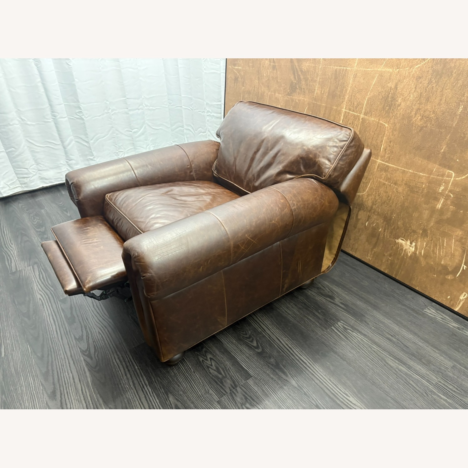 Restoration Hardware Original Lancaster Leather Recliner  - image-13