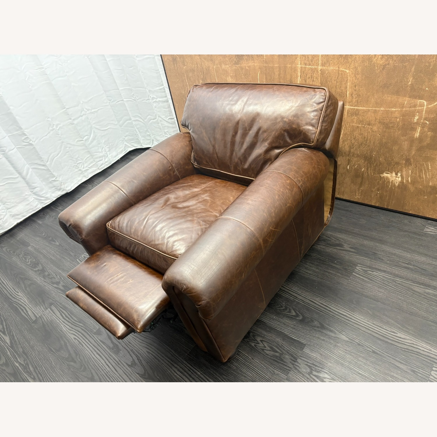 Restoration Hardware Original Lancaster Leather Recliner  - image-18