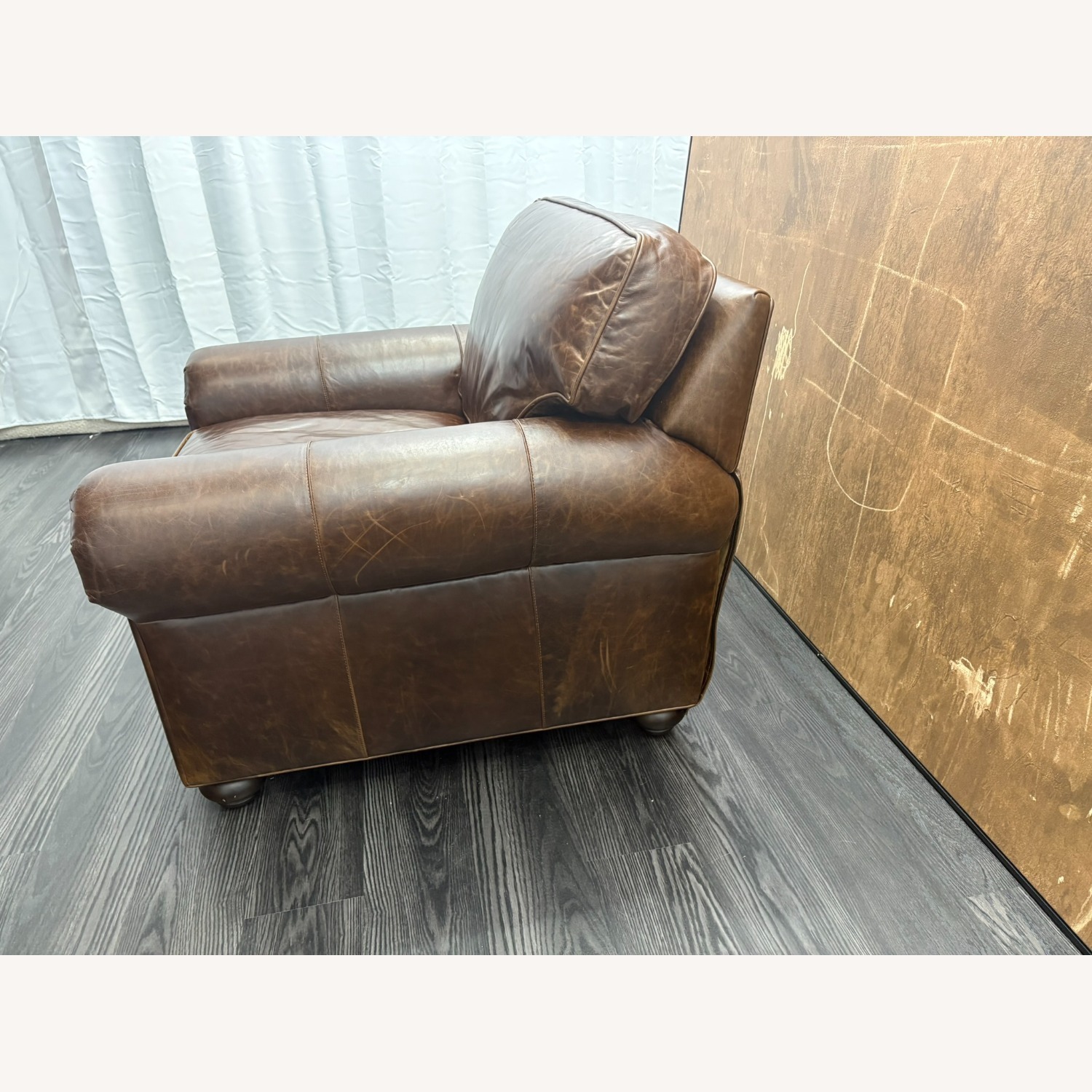Restoration Hardware Original Lancaster Leather Recliner  - image-4