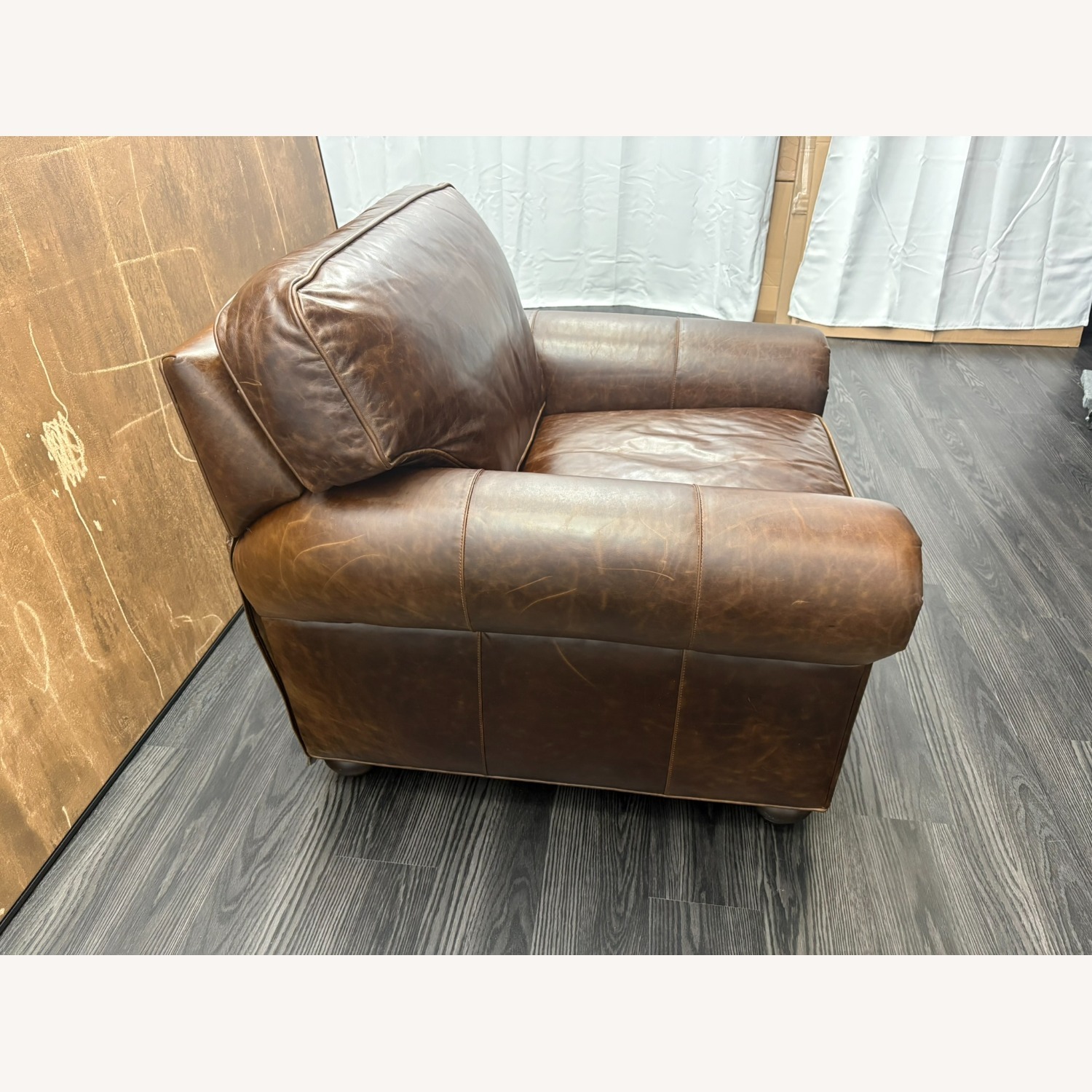 Restoration Hardware Original Lancaster Leather Recliner  - image-9