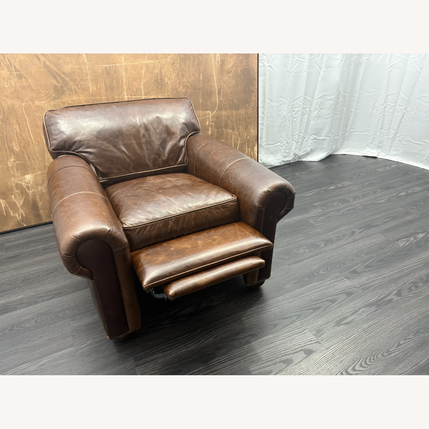 Restoration Hardware Original Lancaster Leather Recliner  - image-11