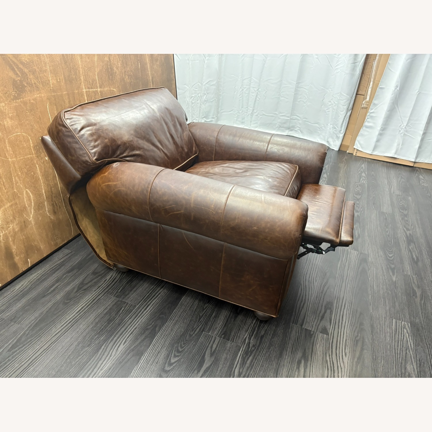 Restoration Hardware Original Lancaster Leather Recliner  - image-14