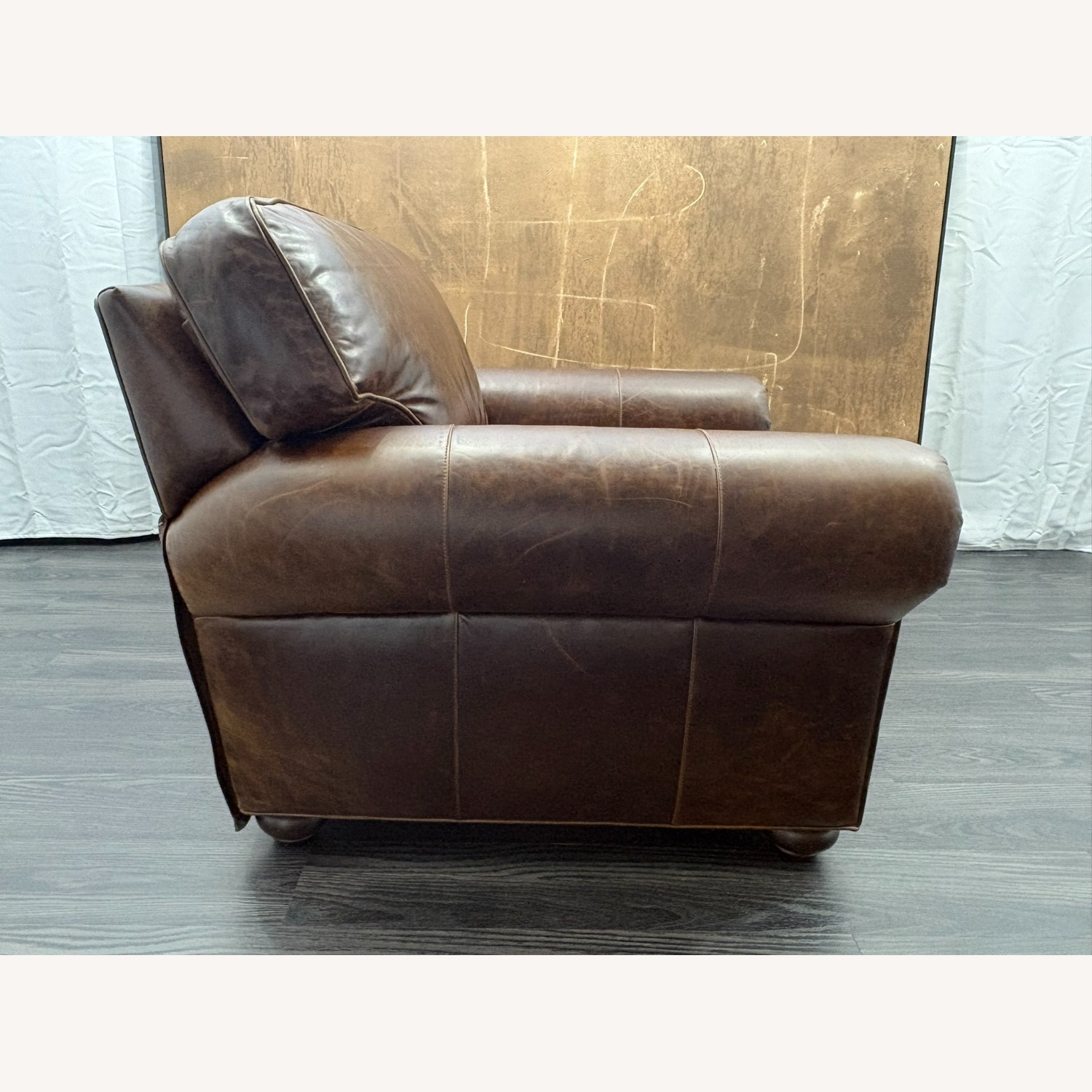 Restoration Hardware Original Lancaster Leather Recliner  - image-21
