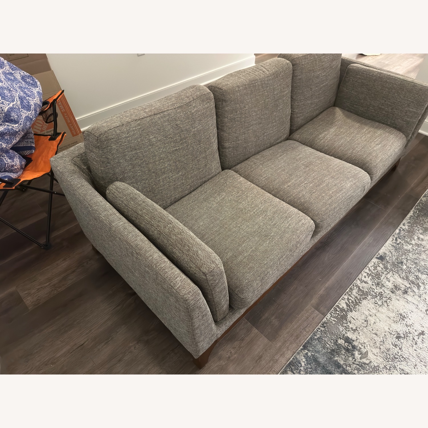Article Ceni Dark Gray Fabric 3+ Seater Sofa - image-2