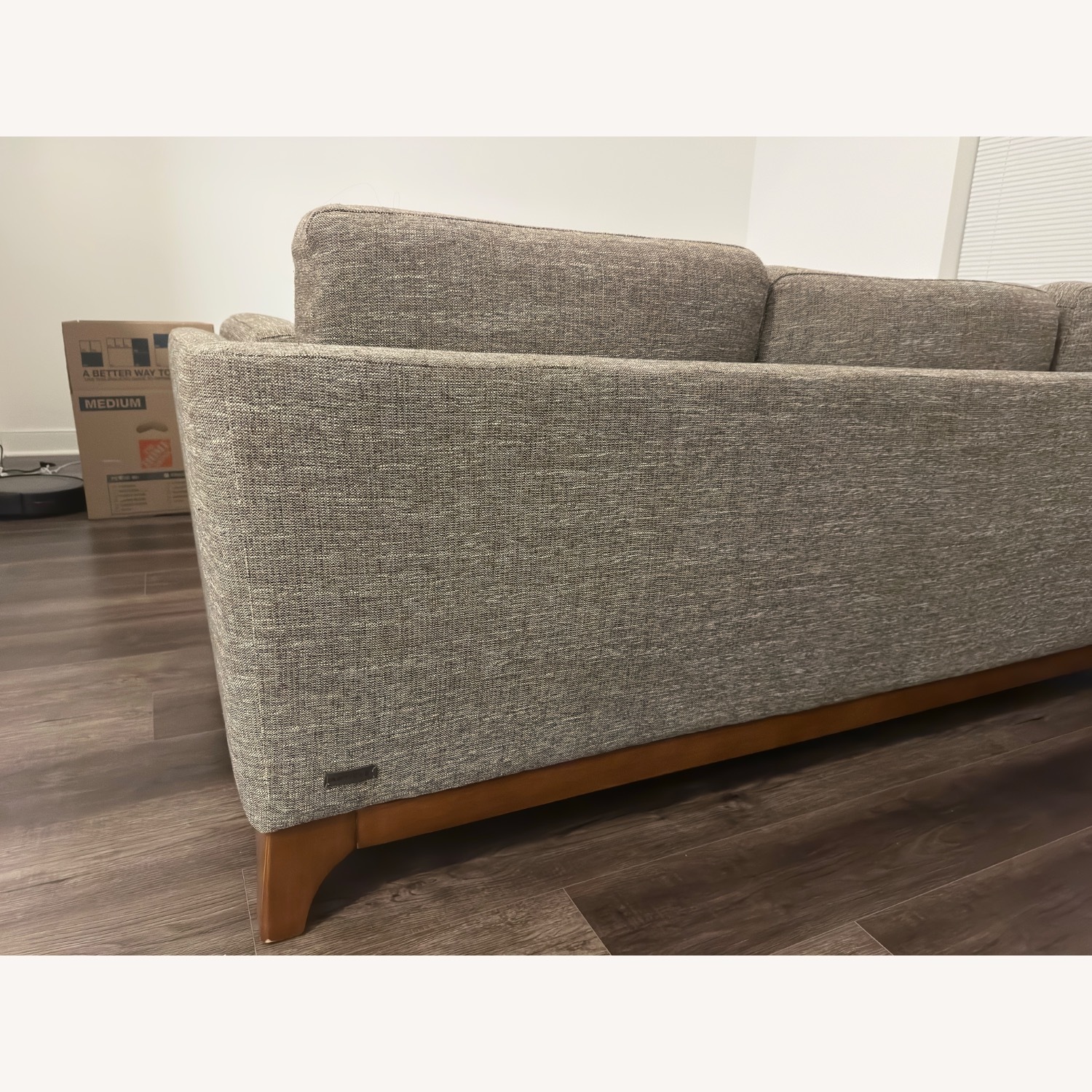 Article Ceni Dark Gray Fabric 3+ Seater Sofa - image-4