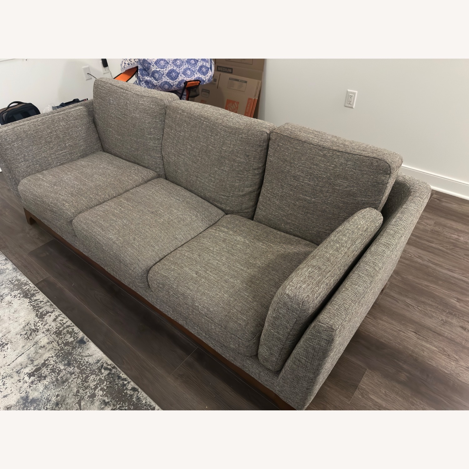 Article Ceni Dark Gray Fabric 3+ Seater Sofa - image-5