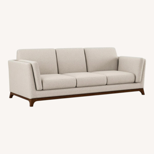 Used Article Ceni Dark Gray Fabric 3+ Seater Sofa for sale on AptDeco