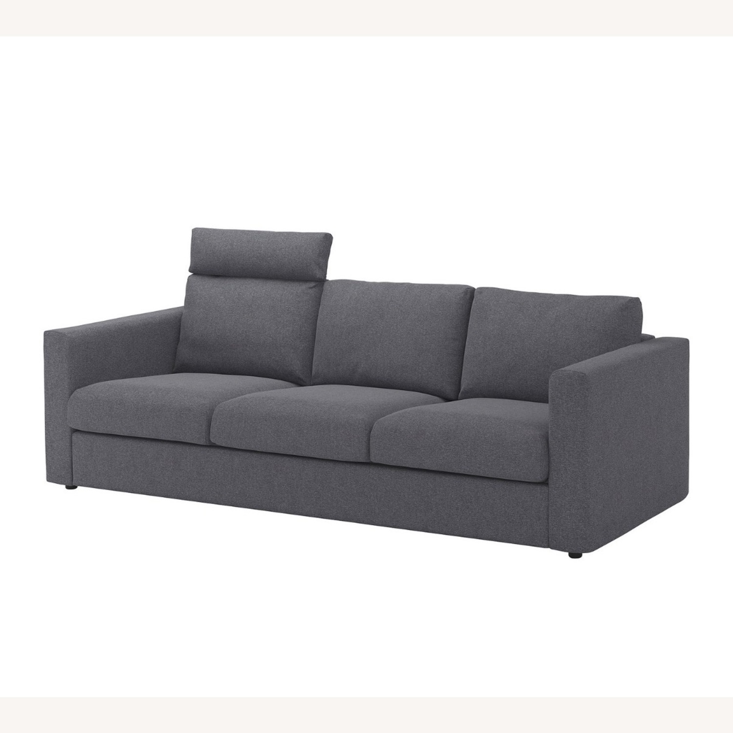 IKEA VIMLELight Gray Fabric 3+ Seater Sofa - image-2