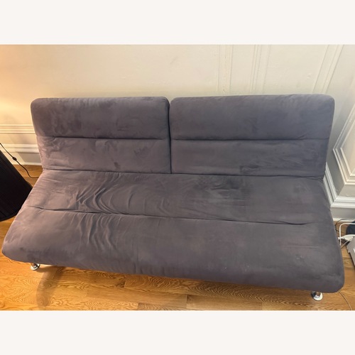 Used Softline A/S Purple Fabric Sleeper Sofa for sale on AptDeco