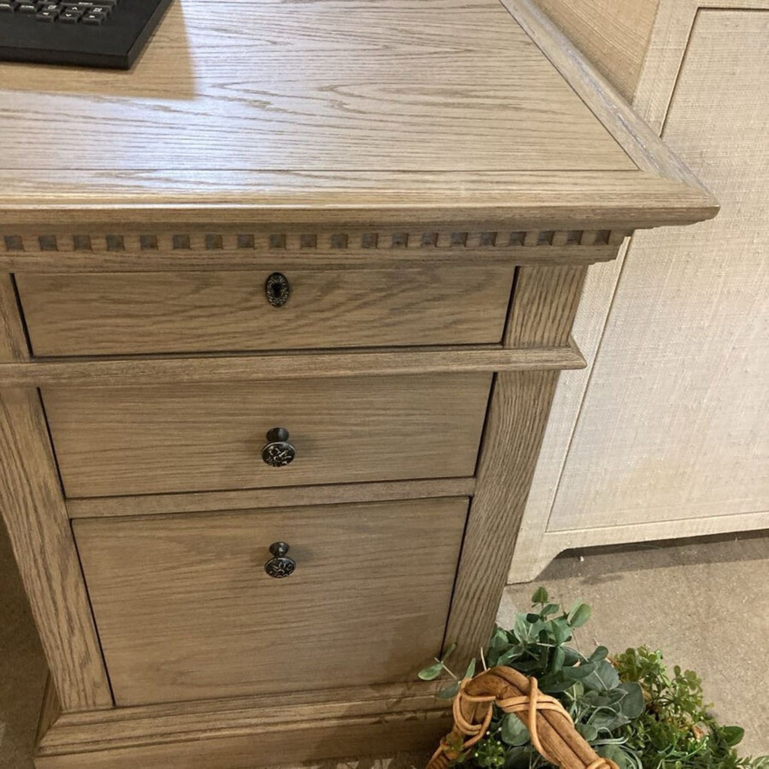 Restoration Hardware St. James 4-Drawer Desk - image-2