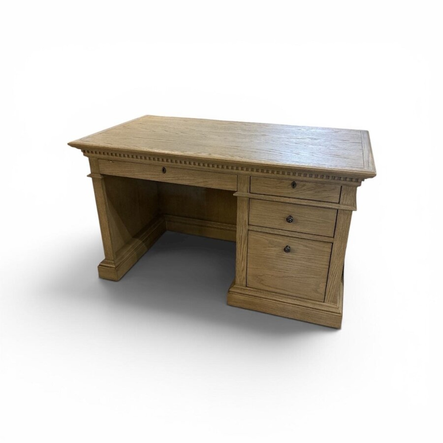 Restoration Hardware St. James 4-Drawer Desk - image-7