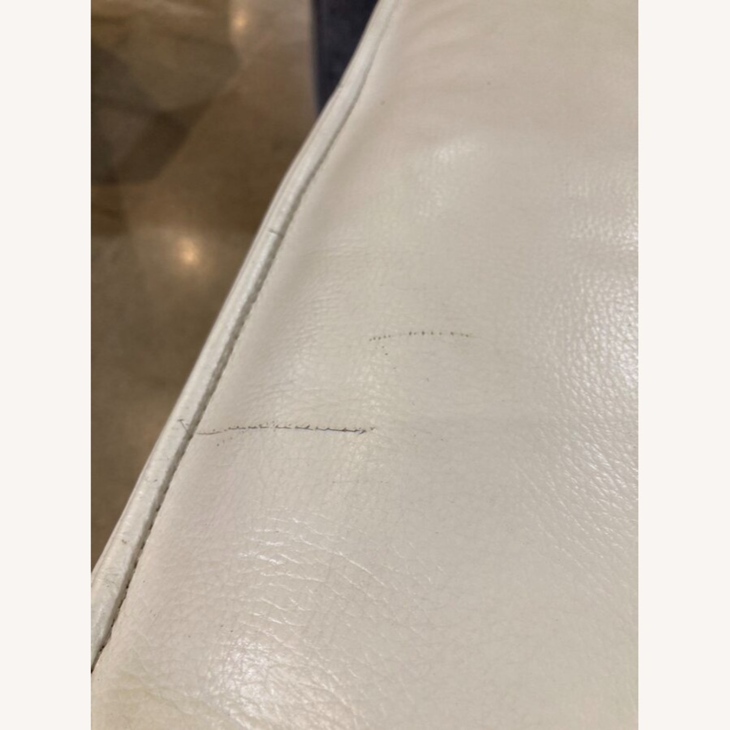 6pc Remi Modular Leather Sectional Off White  - image-12