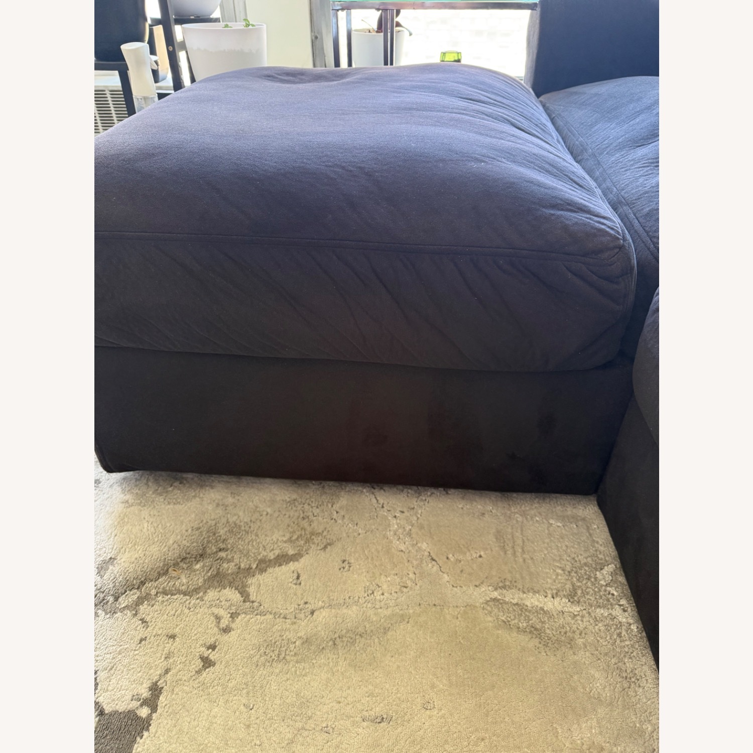 Lovesac Sactional Lovesoft Black Velvet - image-4