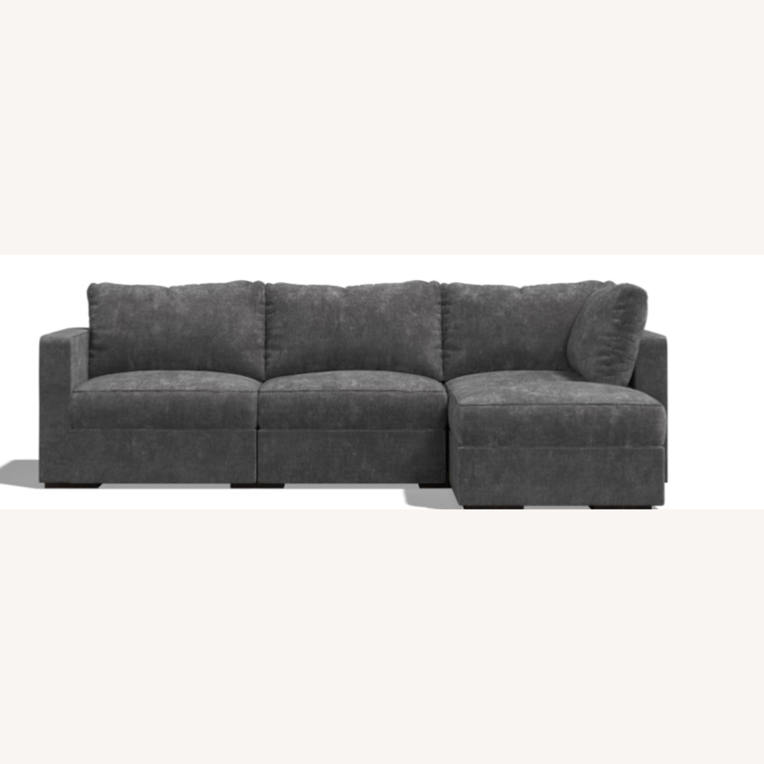 Lovesac Sactional Lovesoft Black Velvet - image-14