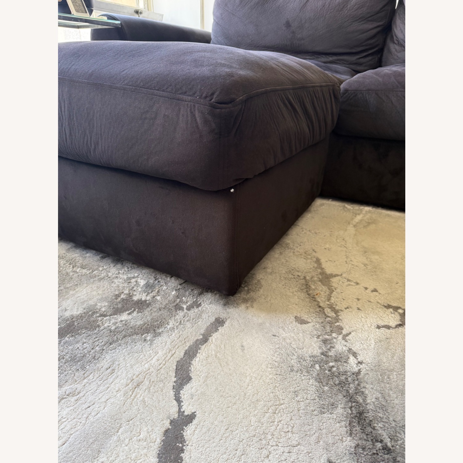 Lovesac Sactional Lovesoft Black Velvet - image-12