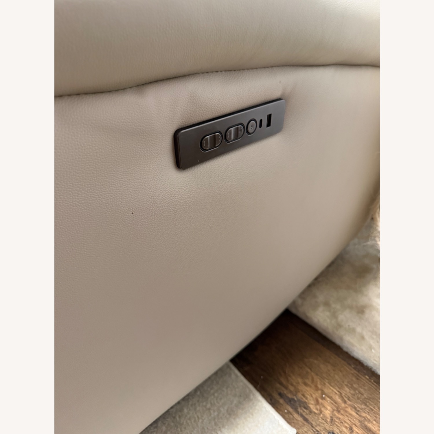 Electric Reclining Leather 3 Seater Sofa - image-3