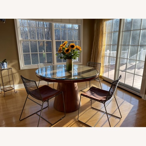 Used Crate & Barrel Natural Wood Dining Sets for sale on AptDeco