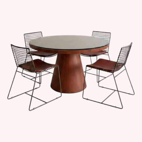 Used Crate & Barrel Natural Wood Dining Sets for sale on AptDeco