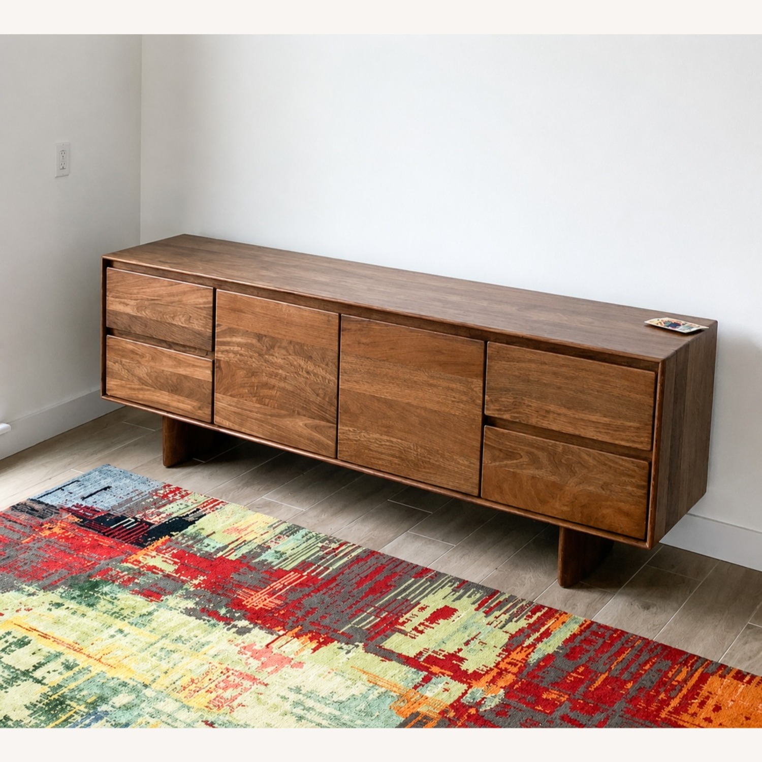 West Elm Anton Wood Media Storage - image-1