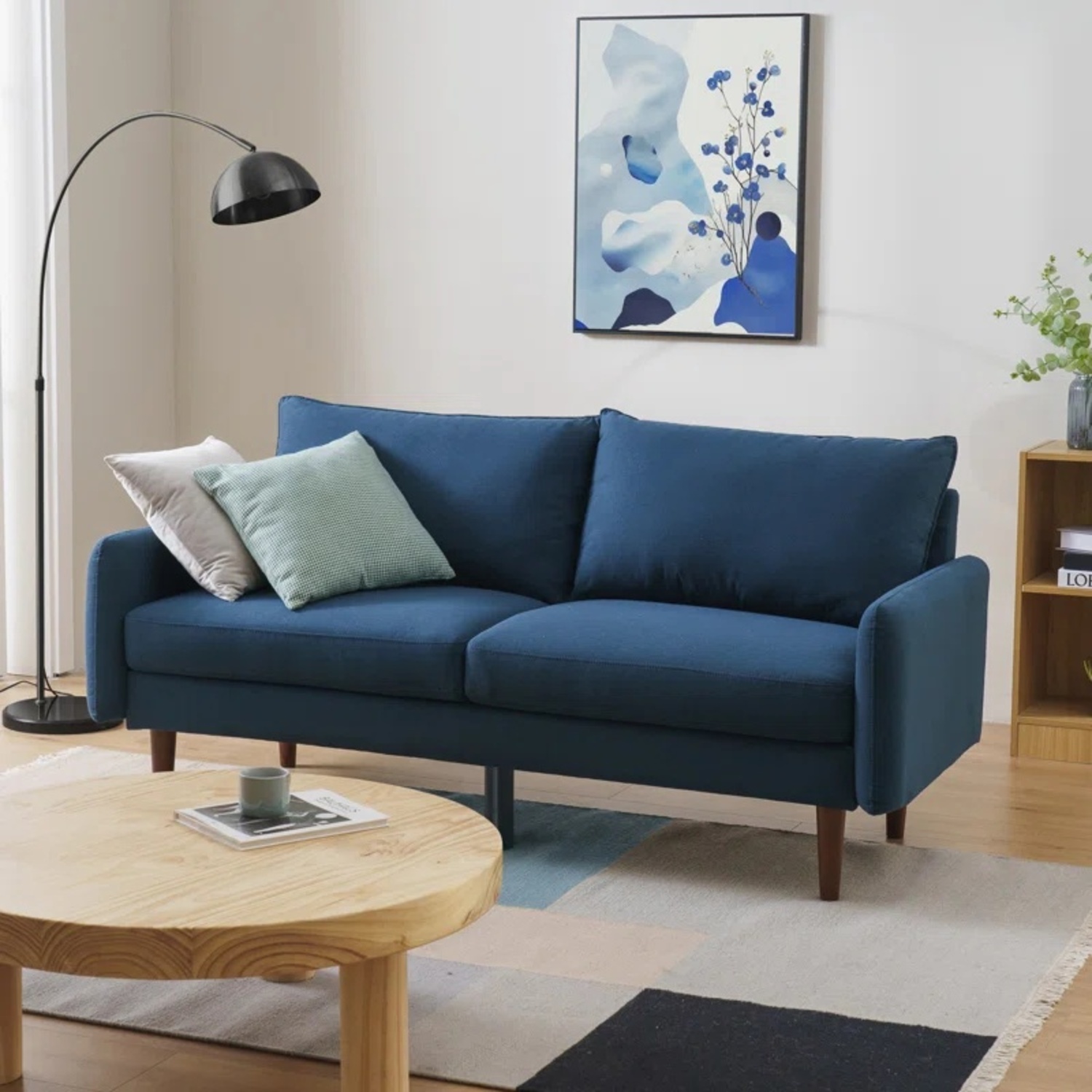 Wayfair Blue 3+ Seater Sofa - image-8