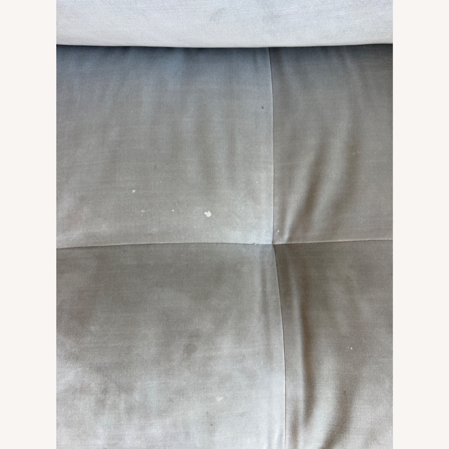 Light Gray Velvet 3+ Piece Sectional - image-4