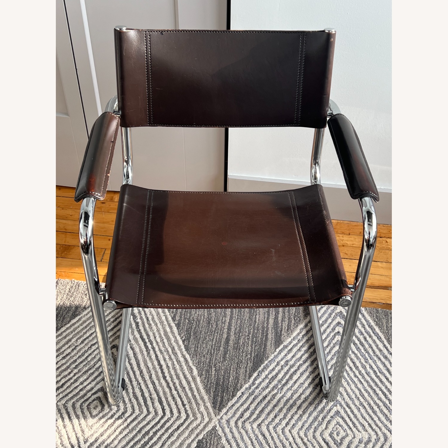 S34 Mart Stam Leather Cantilever Chair  - image-3