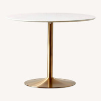 CB2 Odyssey Brass Dining Table