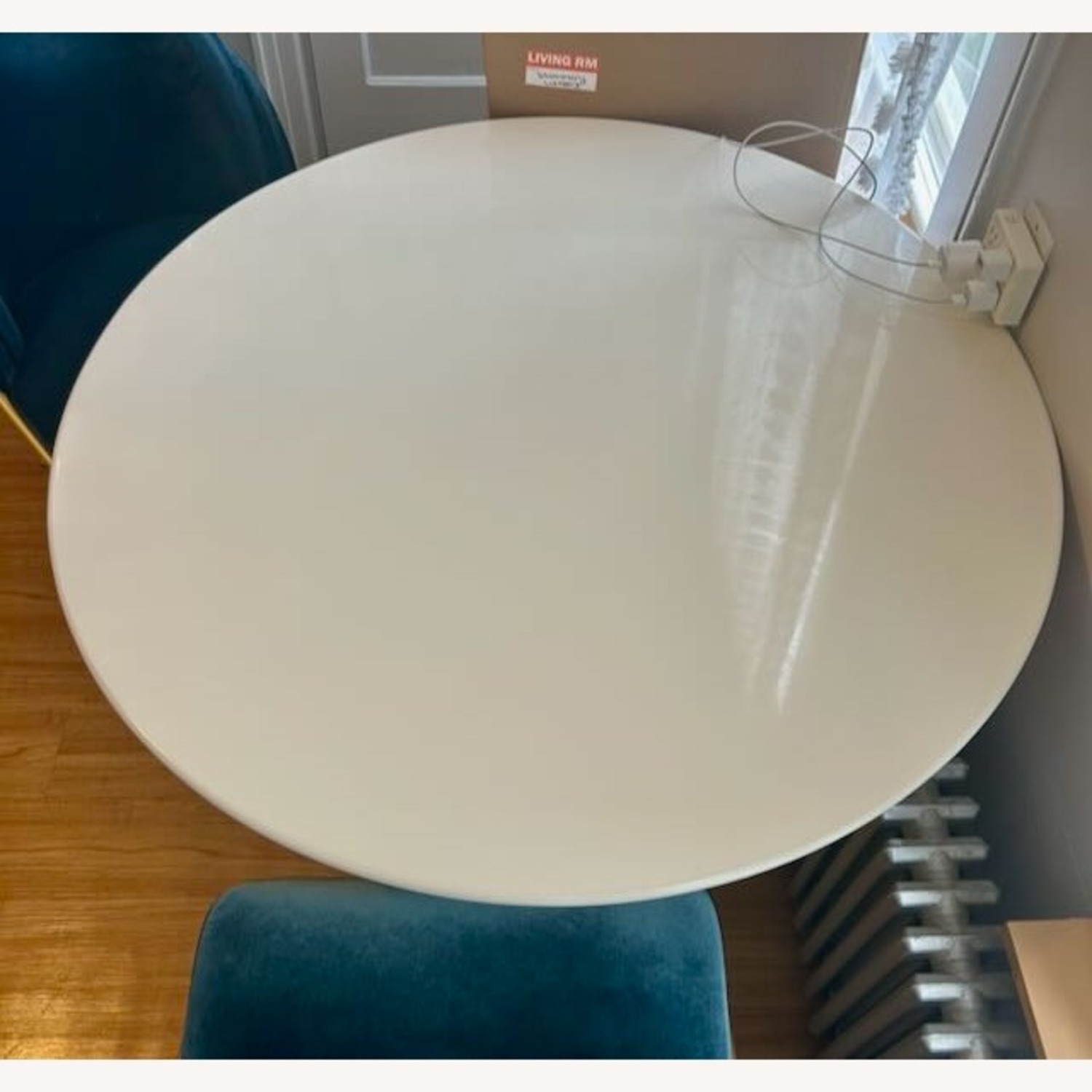 CB2 Odyssey Brass Dining Table - image-3