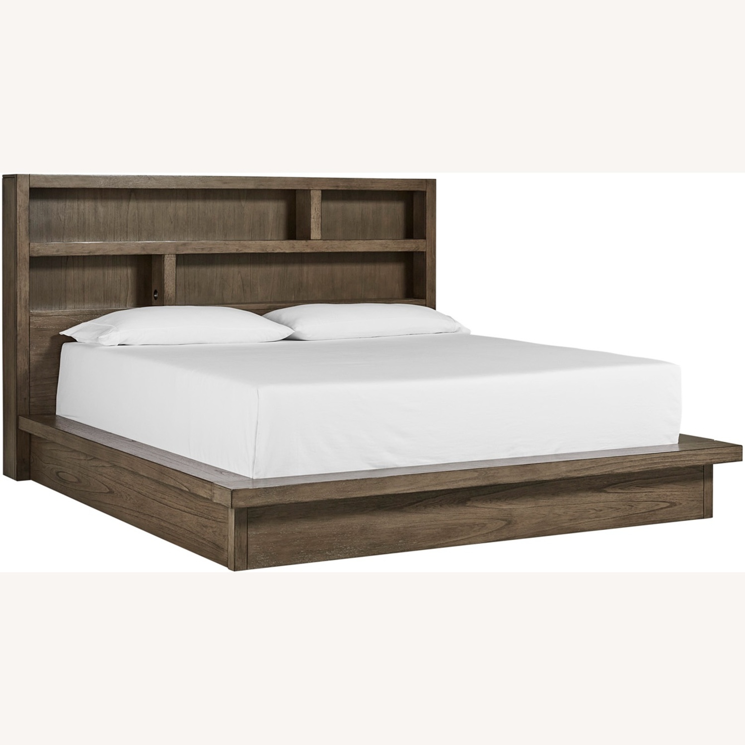 Aspen Home Modern Loft Light Gray Wood Queen Bed - image-6