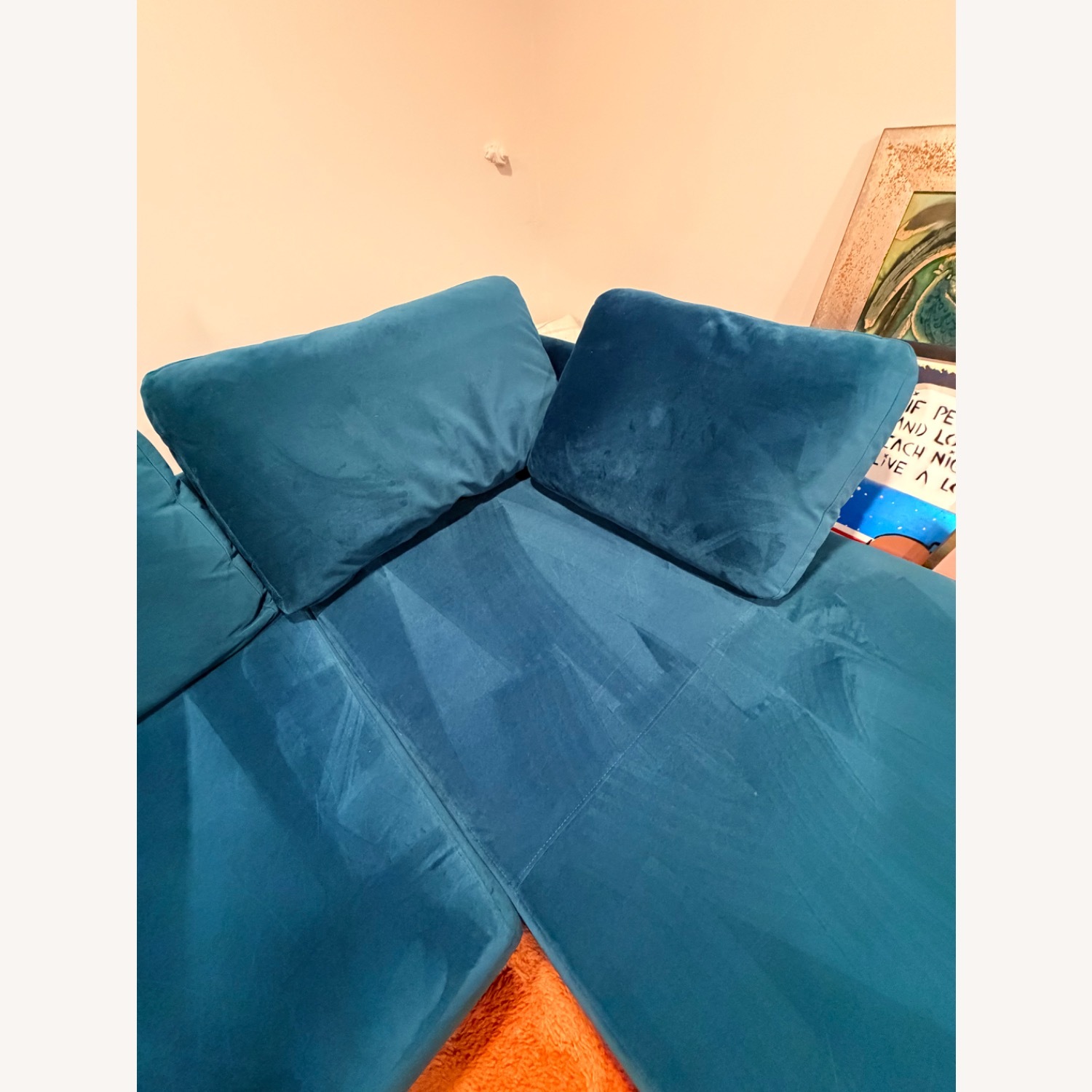 Castlery Adams Green Velvet 3+ Piece Sectional - image-8
