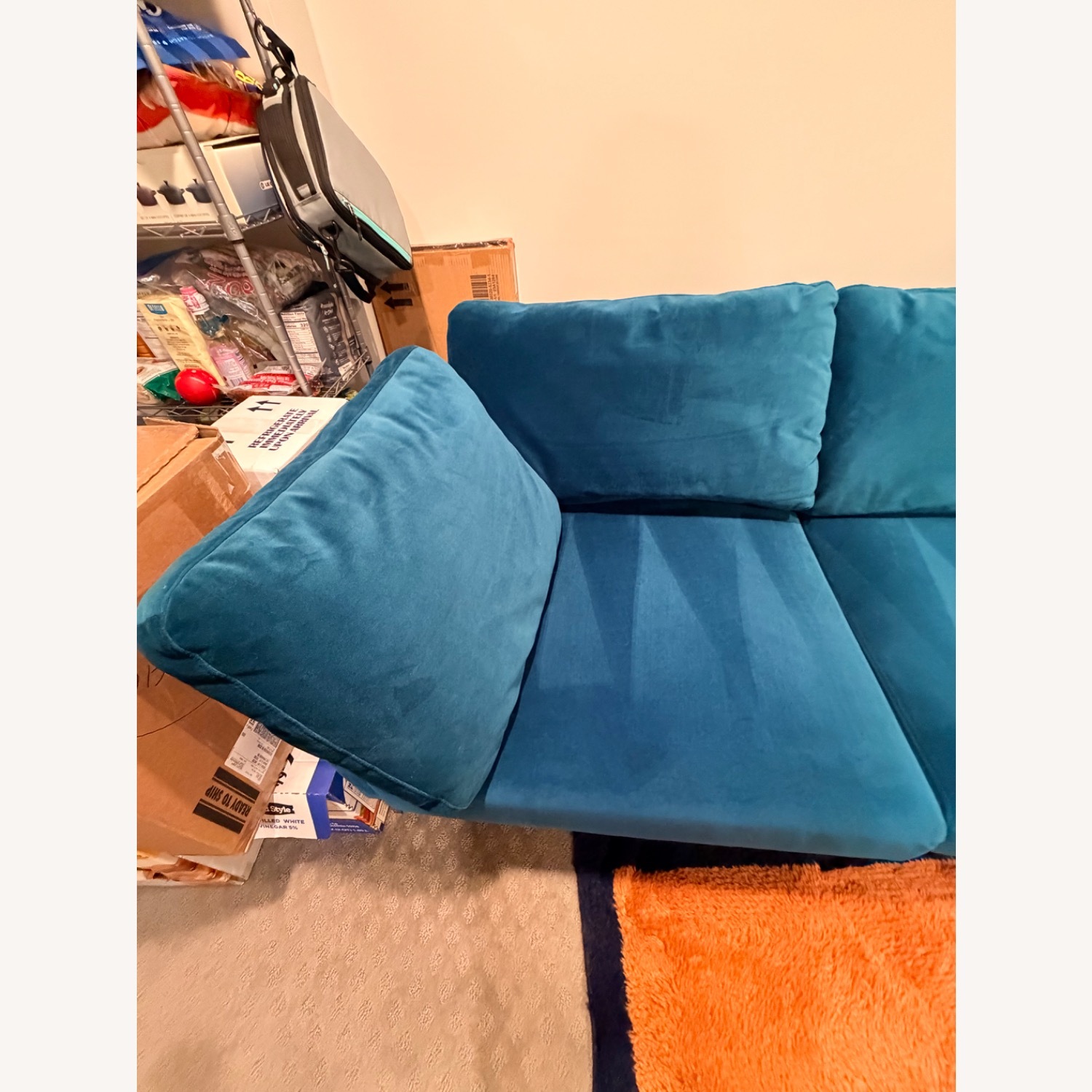 Castlery Adams Green Velvet 3+ Piece Sectional - image-7