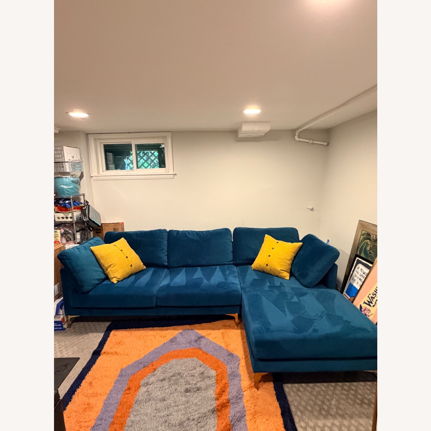 Castlery Adams Green Velvet 3+ Piece Sectional - image-4