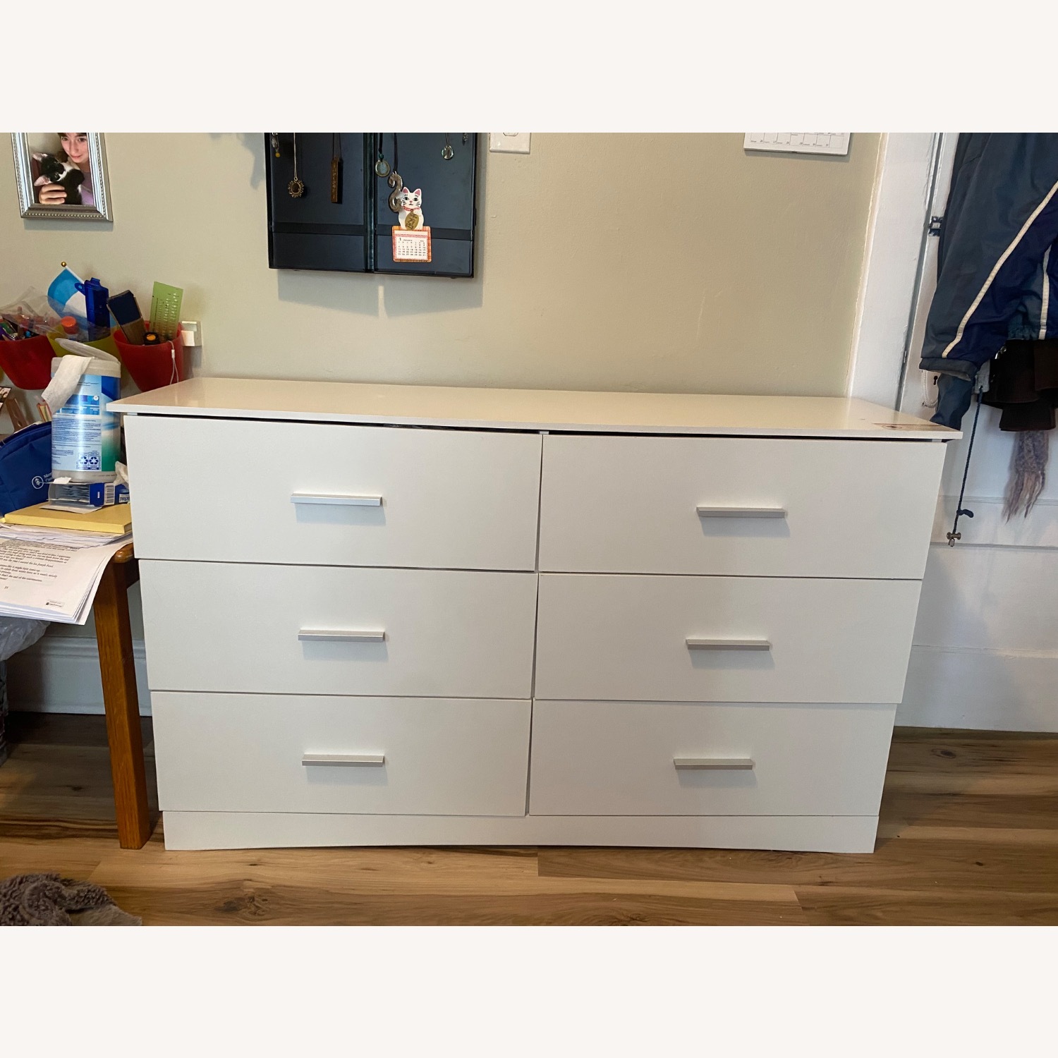 White Wood Dresser  - image-1