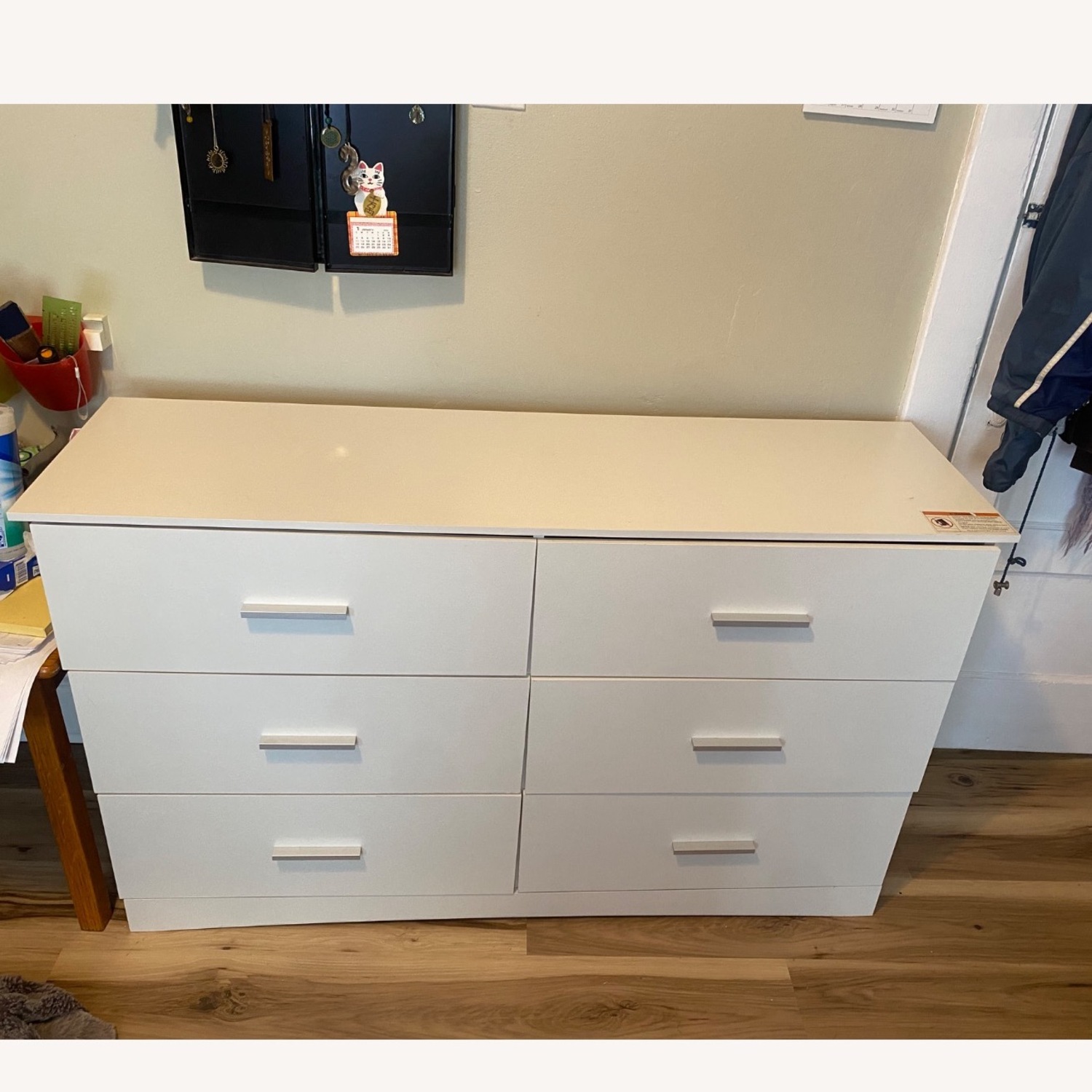 White Wood Dresser  - image-5